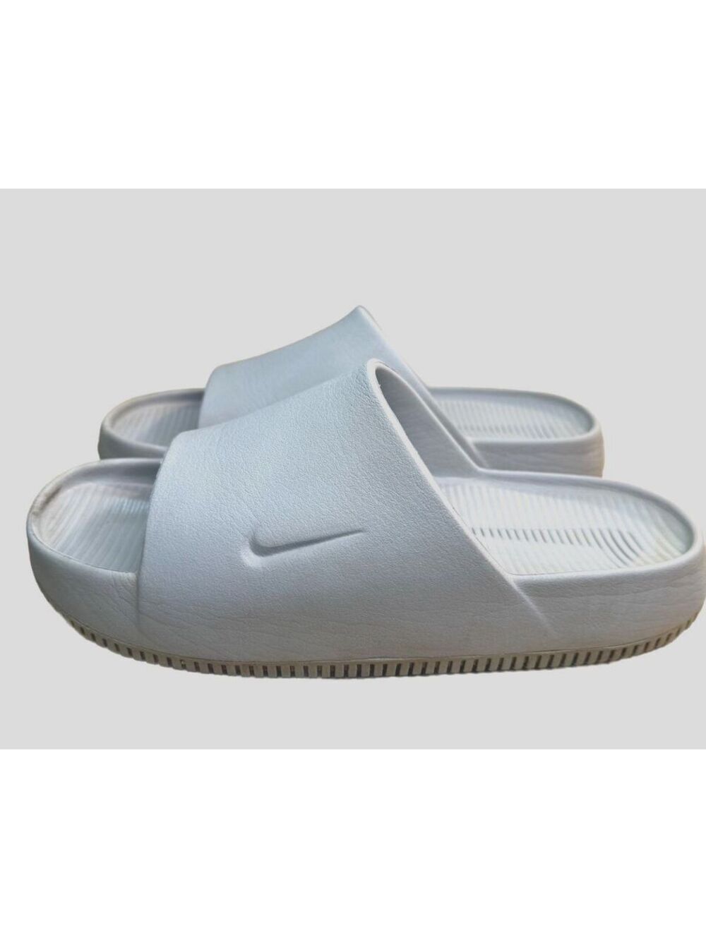 Nike Calm Slides Womens Size 8- Wolf Grey Photon Dust